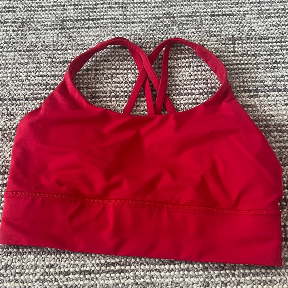 Lululemon Athletica Bold Red Sports Bra